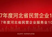 喜報(bào)丨河北省民營(yíng)企業(yè)百?gòu)?qiáng)榜出爐，隆基泰和摘得兩項(xiàng)殊榮