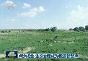 新聞聯(lián)播 | 光伏點沙成金 生態(tài)治理成為致富新起點
