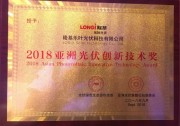 隆基樂葉榮獲“2018亞洲光伏創(chuàng)新技術(shù)獎”