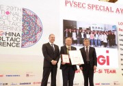 隆基單晶研發(fā)斬獲PVSEC“特別貢獻(xiàn)獎(jiǎng)”