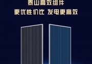 海泰新能：泰山系列高效組件