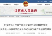朱共山：關于進一步推進江蘇省分布式光伏發(fā)電產業(yè)發(fā)展的建議