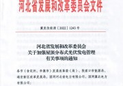 重磅 | 河北：戶用租賃模式按企業(yè)備案，容量限80%！